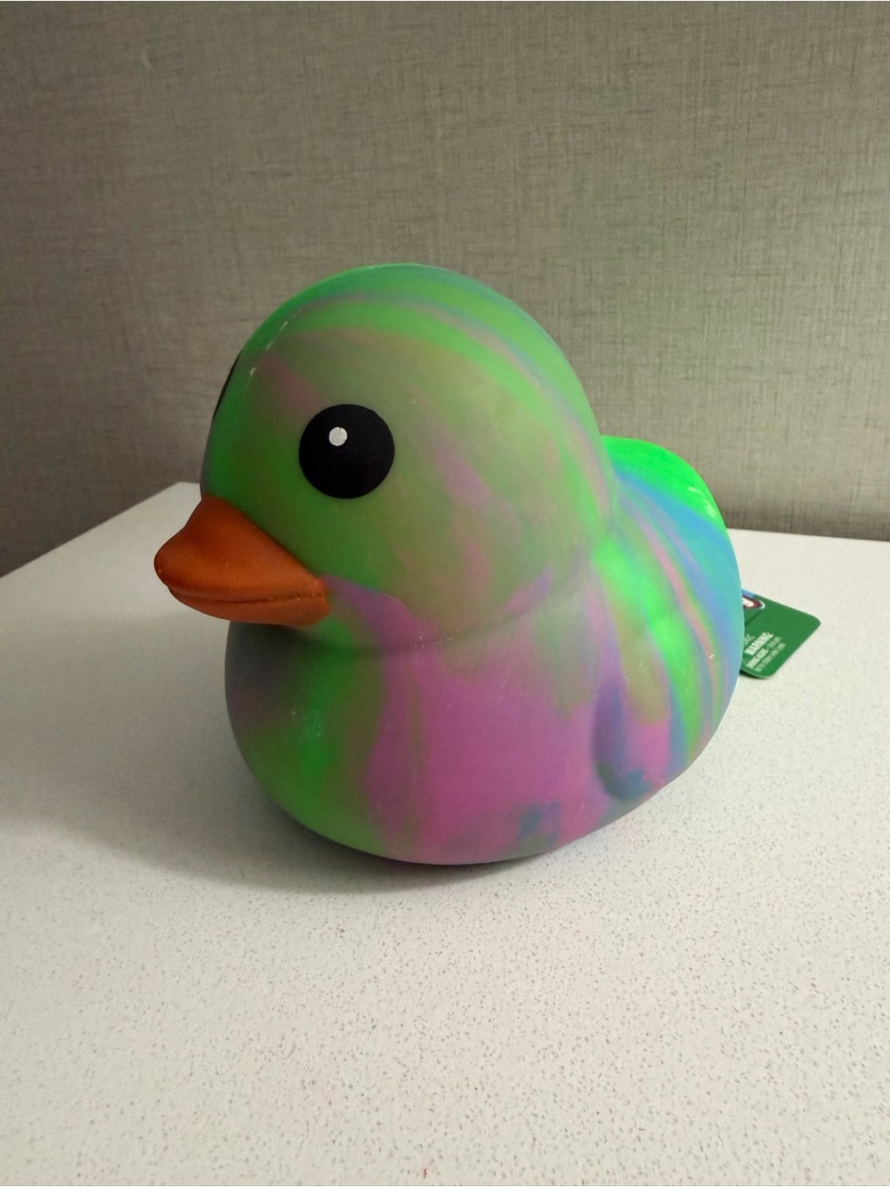 Squeeezy Duck Rainbow Tie Dye Viral Squishy Duck Sensory Fidget